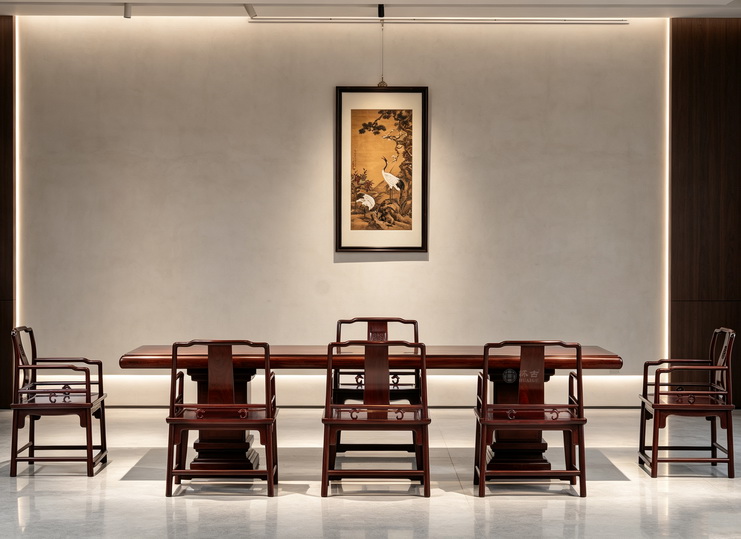 怀古红木：为什么偏爱大班台茶桌？